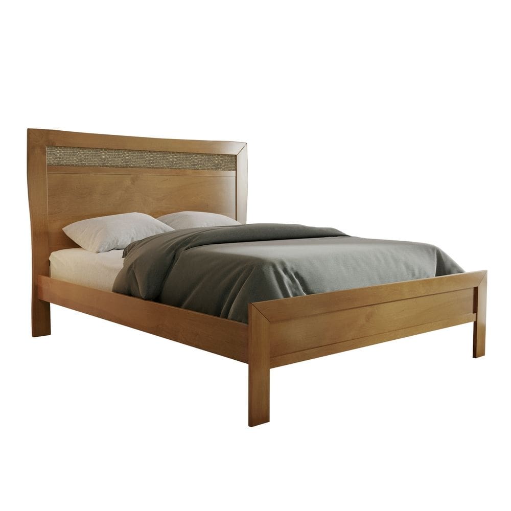 Cama Queen Com Ratam 160cm Império Amêndoa néctar das flores Josandro