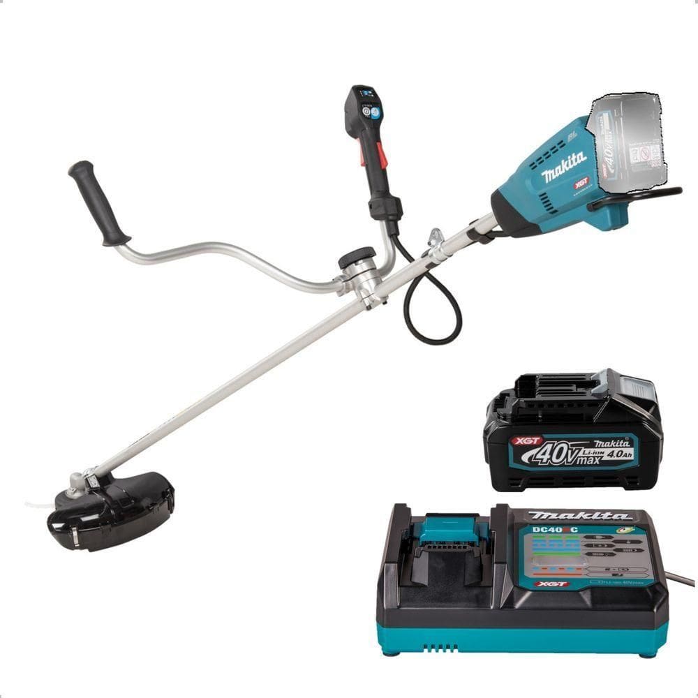 Roçadeira De Grama A Bateria 40v Guidão Makita Ur016gm101 110V
