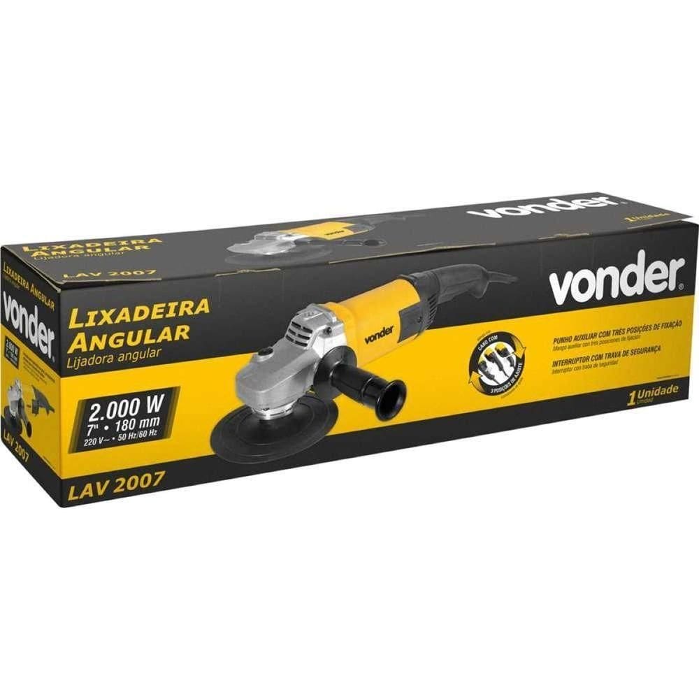Lixadeira Angular 7`` 2000W Lav2007 Vonder 110V