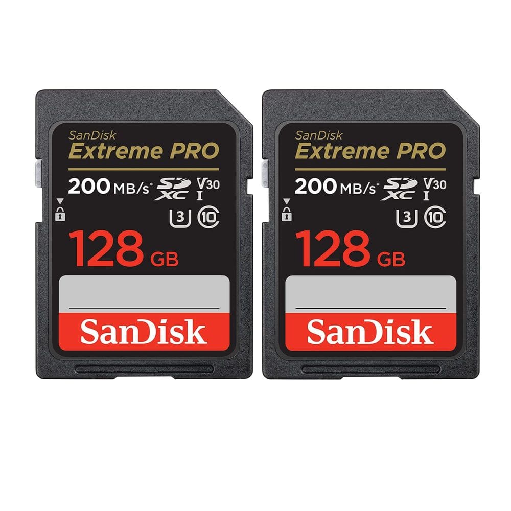 Cartão de memória SanDisk Extreme PRO 128GB SDXC UHS-I 200MB/s