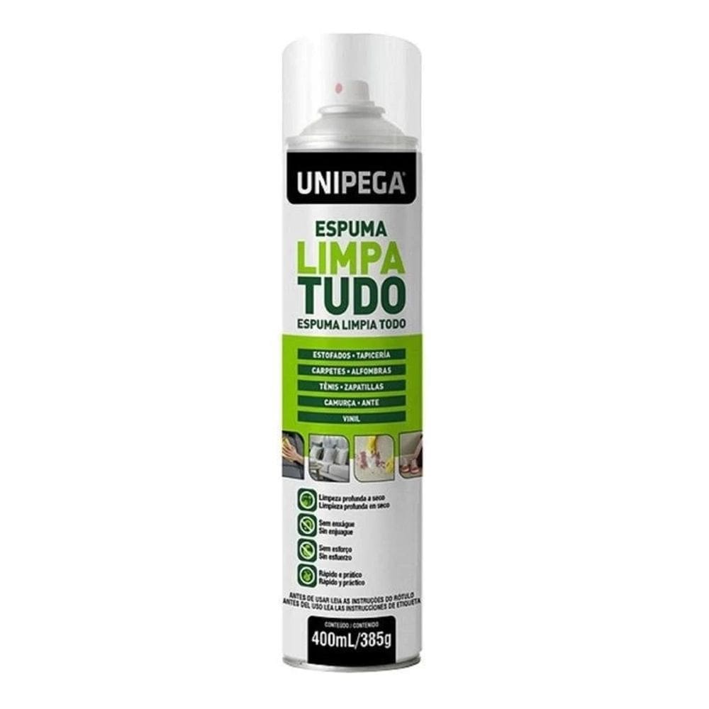 Espuma Mágica Limpa Tudo Unipega 400ml Multiuso Pratico
