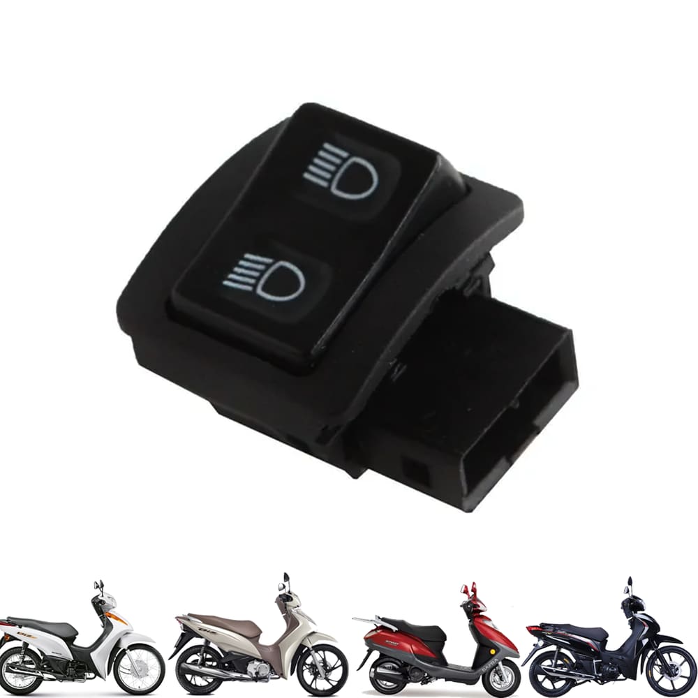 Interruptor Farol Luz Alta Baixa Biz Dafra Zig Vedamotors