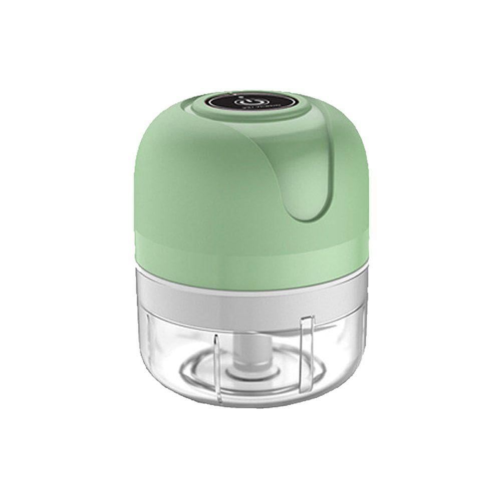 Mini Processador De Alimentos Eletrico Usb 250ml Verde
