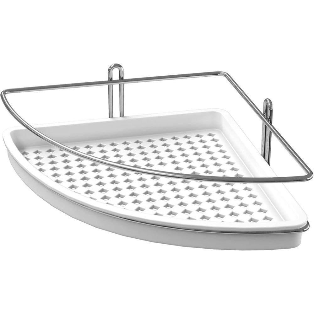 Porta Shampoo De Canto, Branco, Stolf