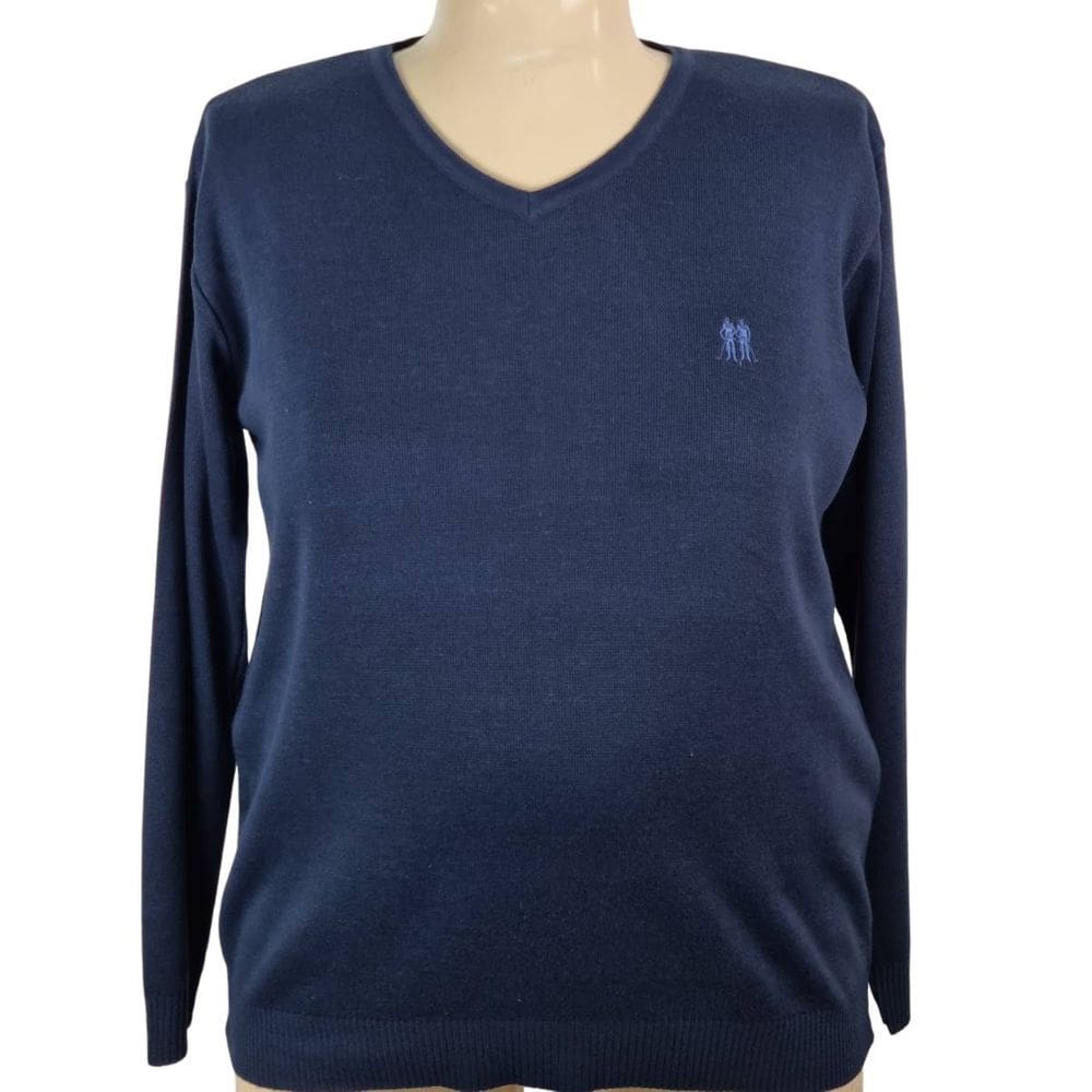 Blusa Masculina Tricô Sem Preconceito Plus Size Marinho