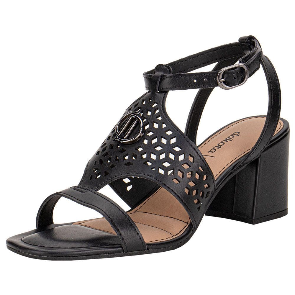Sandália Feminina Salto Grosso Dakota Y9791