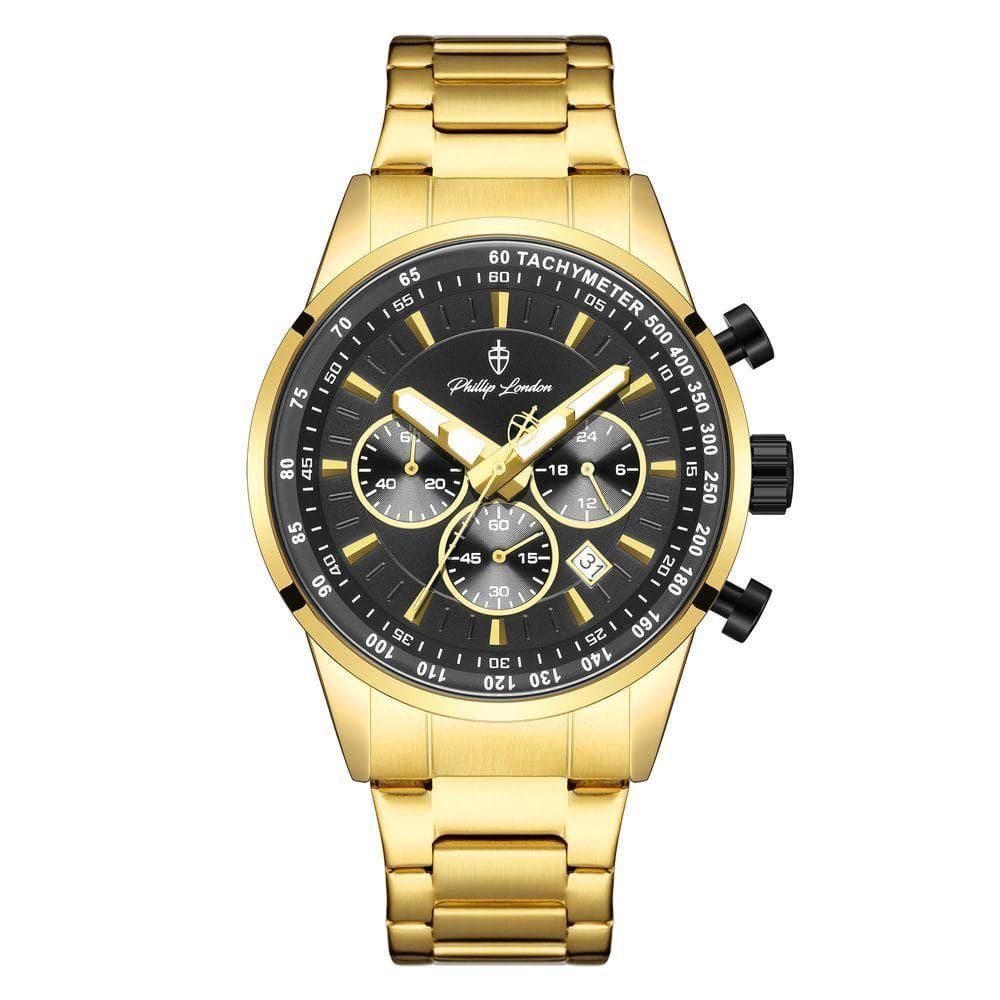 Relógio Masculino Hazard Steel Golden 43mm | Extra