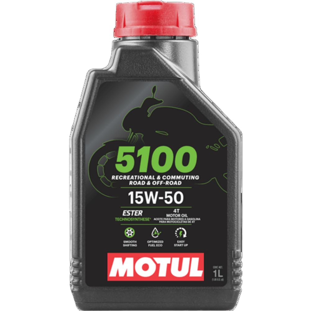 Oleo Motor Motul 5100 15w50 4 TEMPOS Semi Sintético Bmw Ducati 1 litro