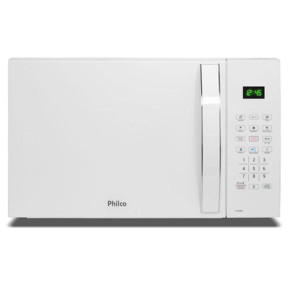Micro-ondas 34L Philco Limpa Fácil & Tira Odor 1400W PMO34BB 220V