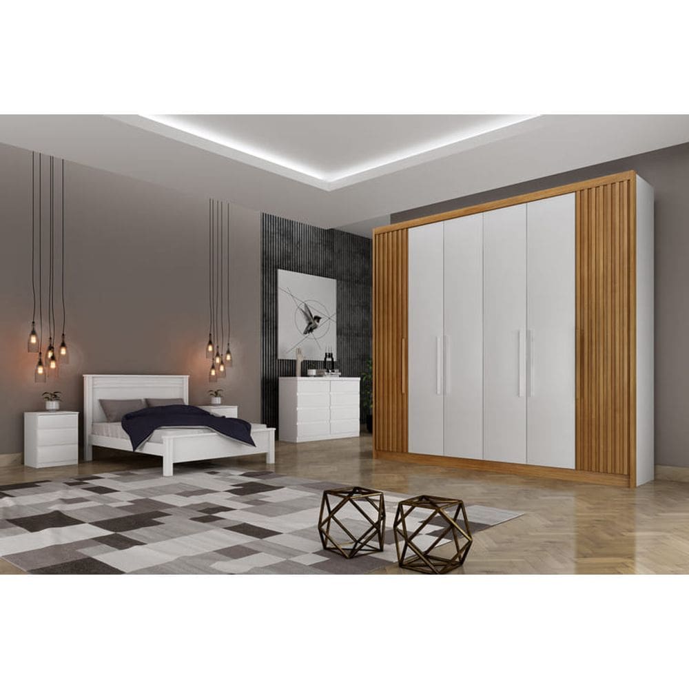 Guarda Roupa Casal 6 Portas 8 Gav Granada Rip Novo Horizonte