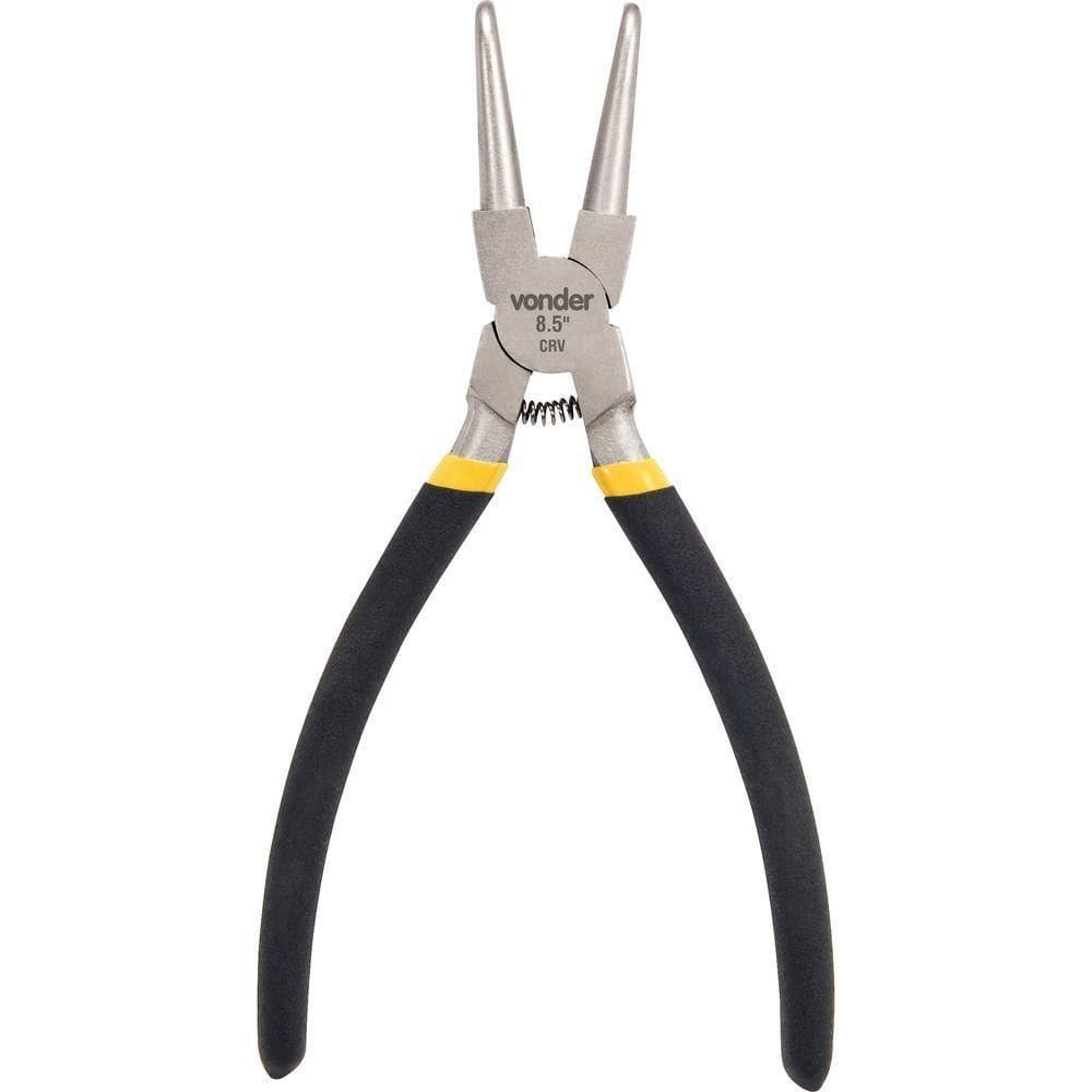 Alicate Para Anéis 8.1-2” 215mm Int Curvo Vanádio Plast Vonder