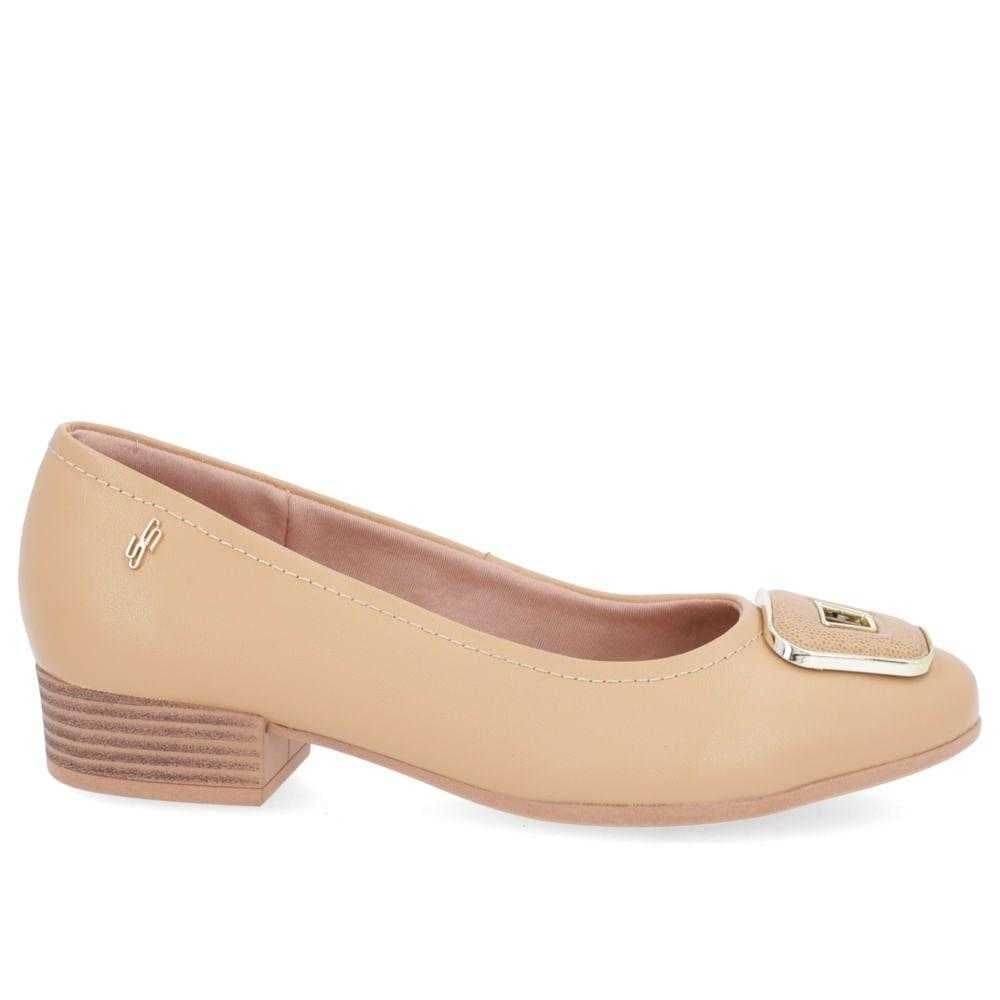 Sapato Feminino Usa Flex Scarpin Salto Bloco