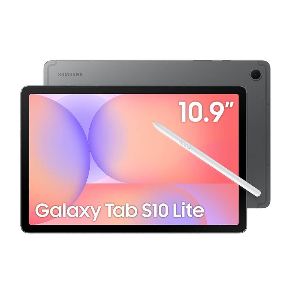 Tablet Samsung Galaxy Tab S10 Lite 5G, 256GB, 8GB RAM, Tela 10.9”, S Pen e Capa Smartbook Cover Inclusas - Cinza