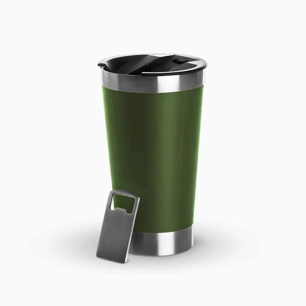 Copo Térmico De Aço Inoxidável Parede Dupla - Verde