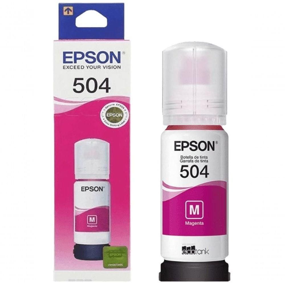 Refil Epson 504 - Magenta - 70ml - T504320al