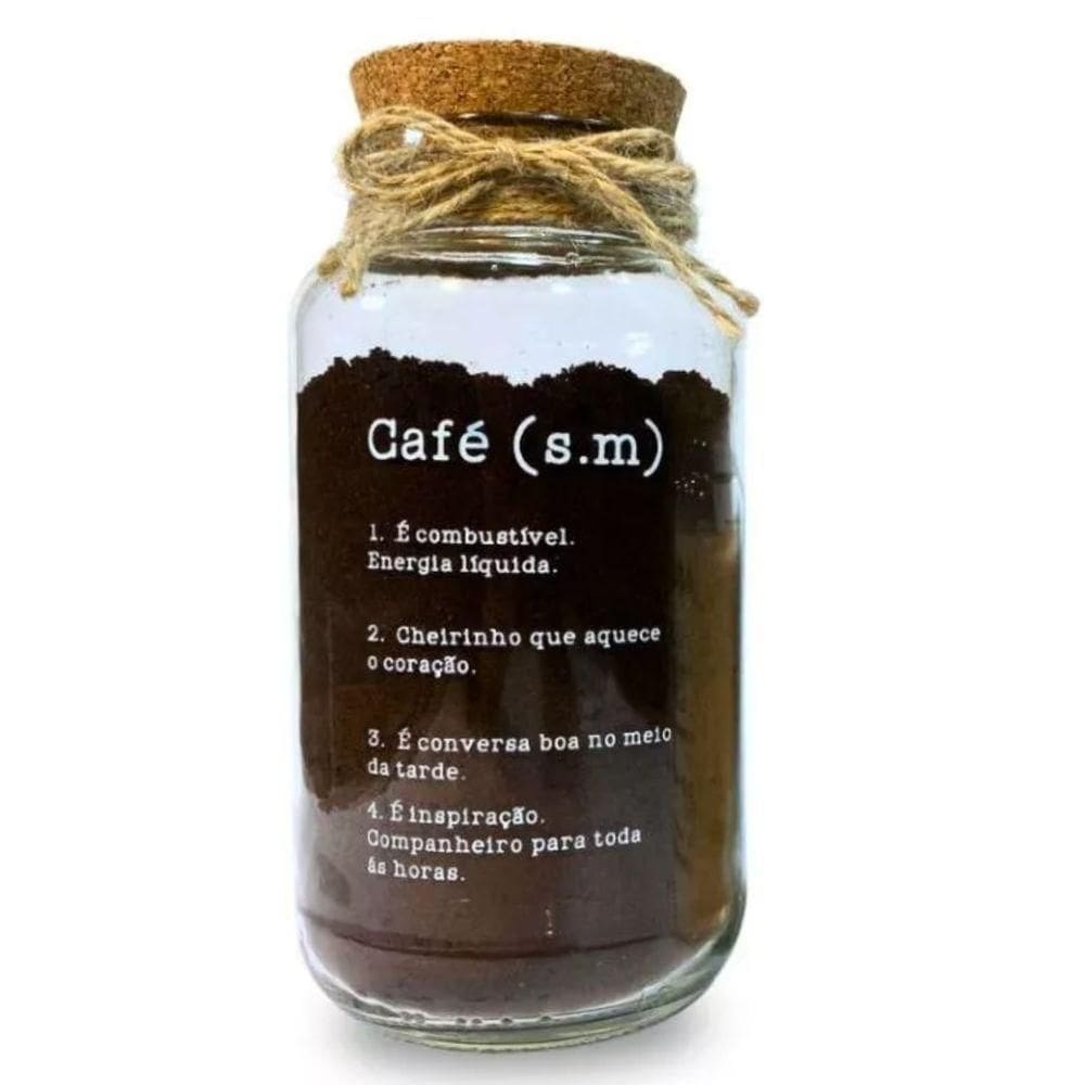 Pote 750ml Hermético Café Sm