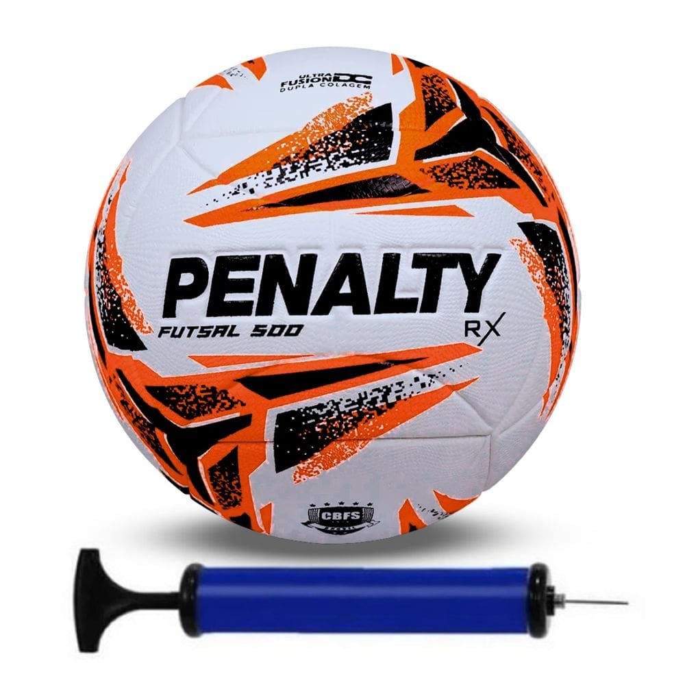 Bola Futsal Penalty Rx 500 Xxiii + Bomba De Ar