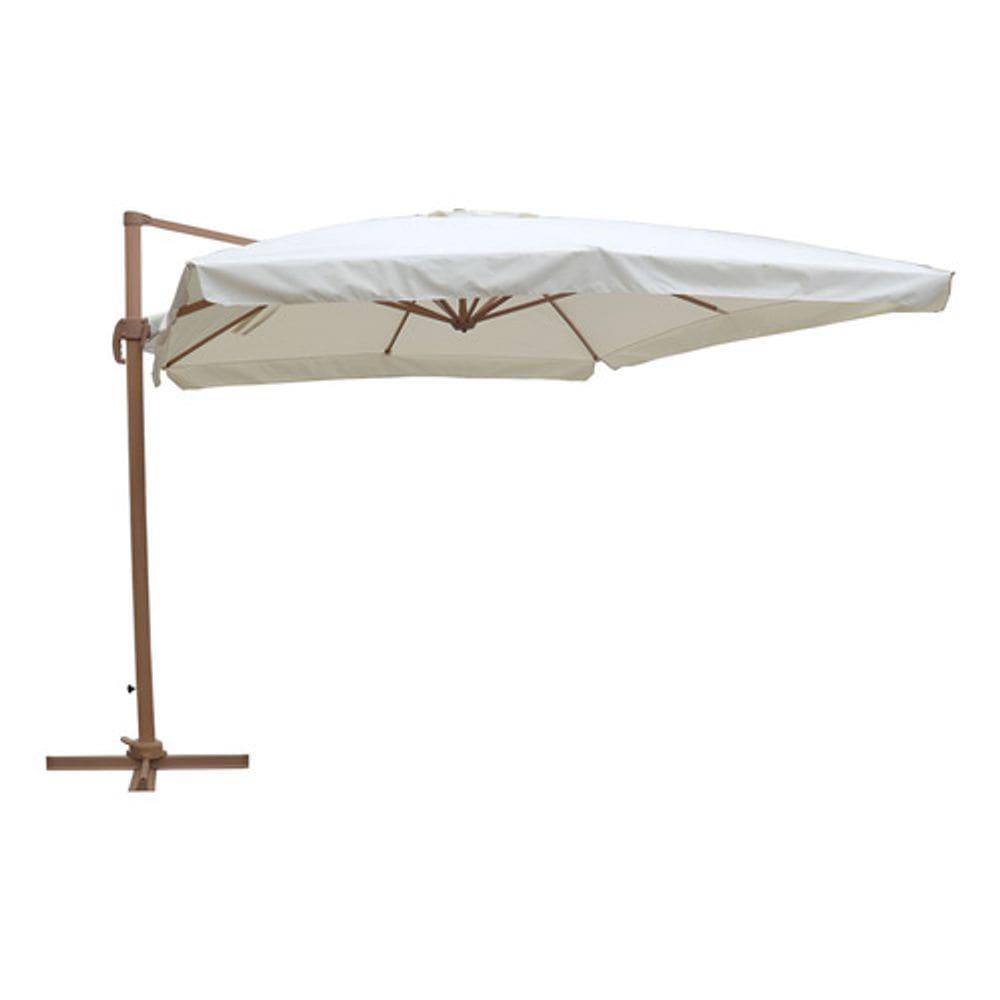 Ombrelone Lateral Retangular 400x300cm Aluminio Tom Madeira