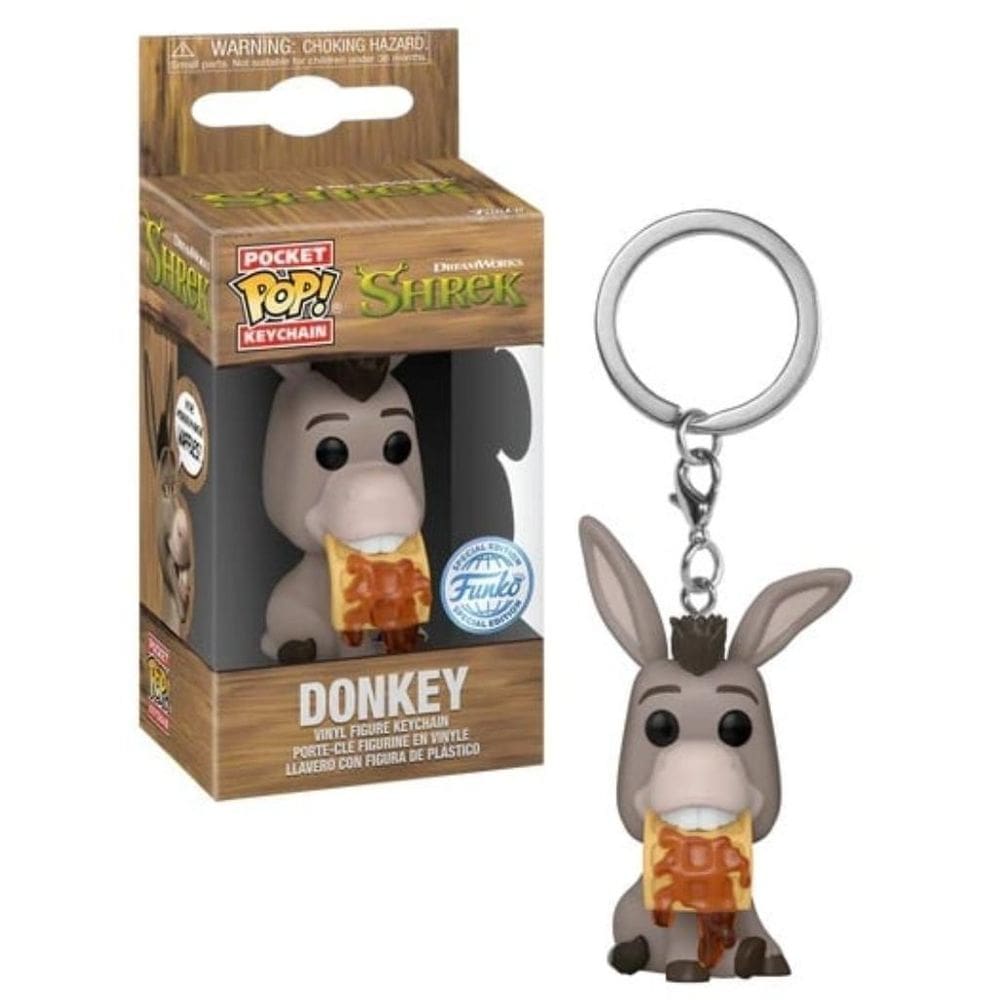 Chaveiro Funko Pop Keychain Shrek 30th Donkey