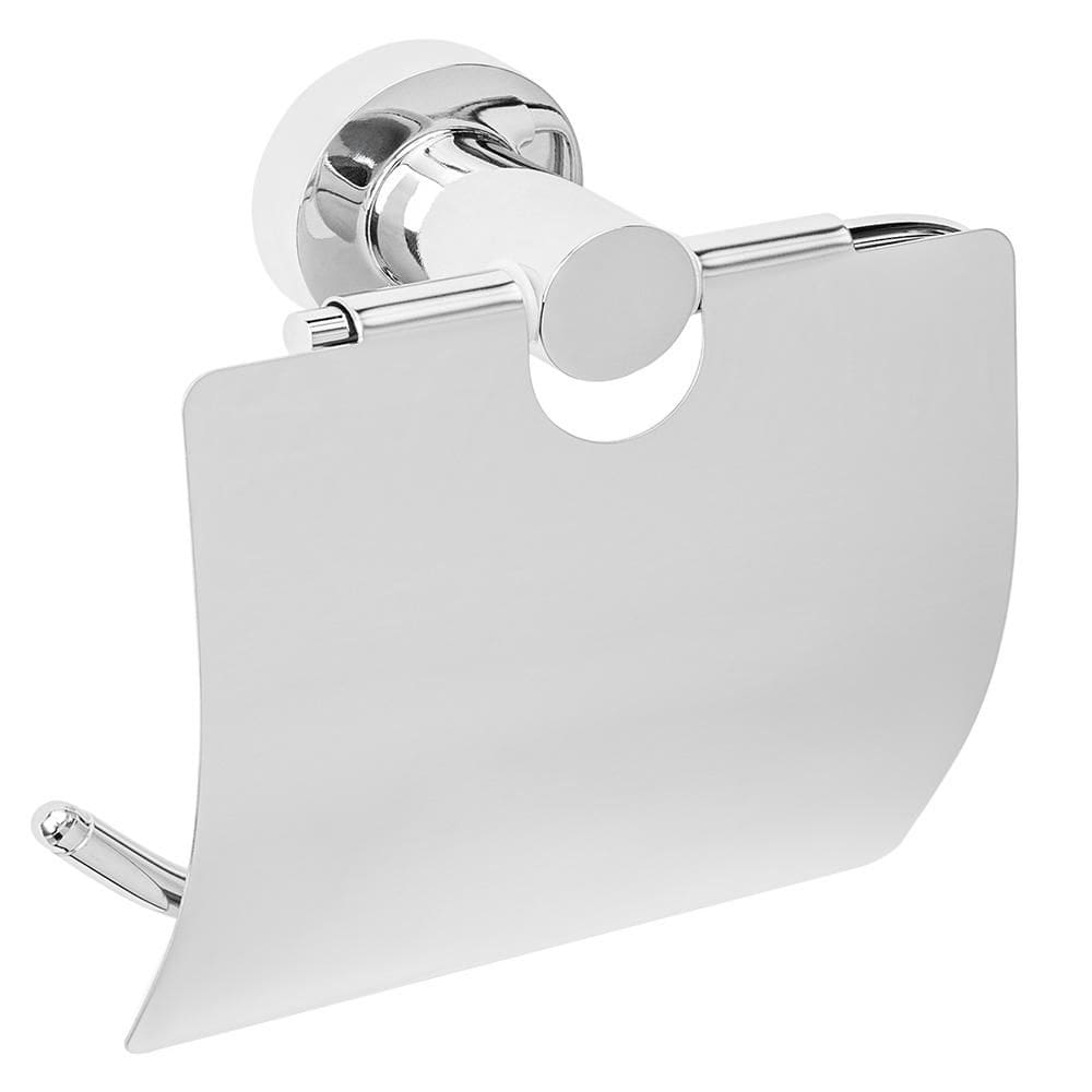 Porta Papel Higiênico com tampa Modaza Sole, Cromado