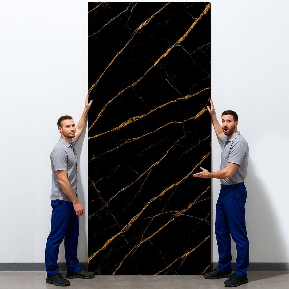 Kit 2 Placa Rolo Adesiva Mármore Painel 3d Parede 260x120cm