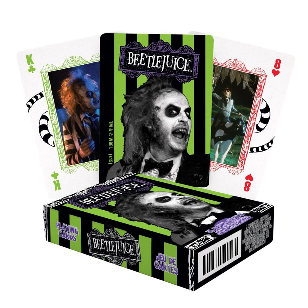 Baralho de cartas: baralho temático AQUARIUS Beetlejuice oficialmente licenciado