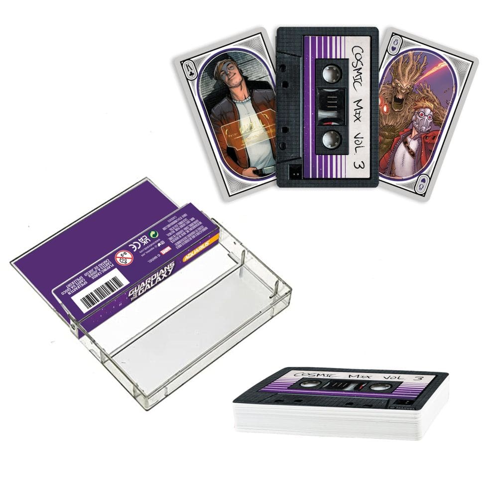 Cartões de baralho AQUARIUS Guardians of The Galaxy Cassette