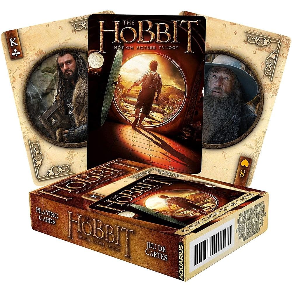 Distribuição de NMR de cartas de baralho The Hobbit com 54 imagens