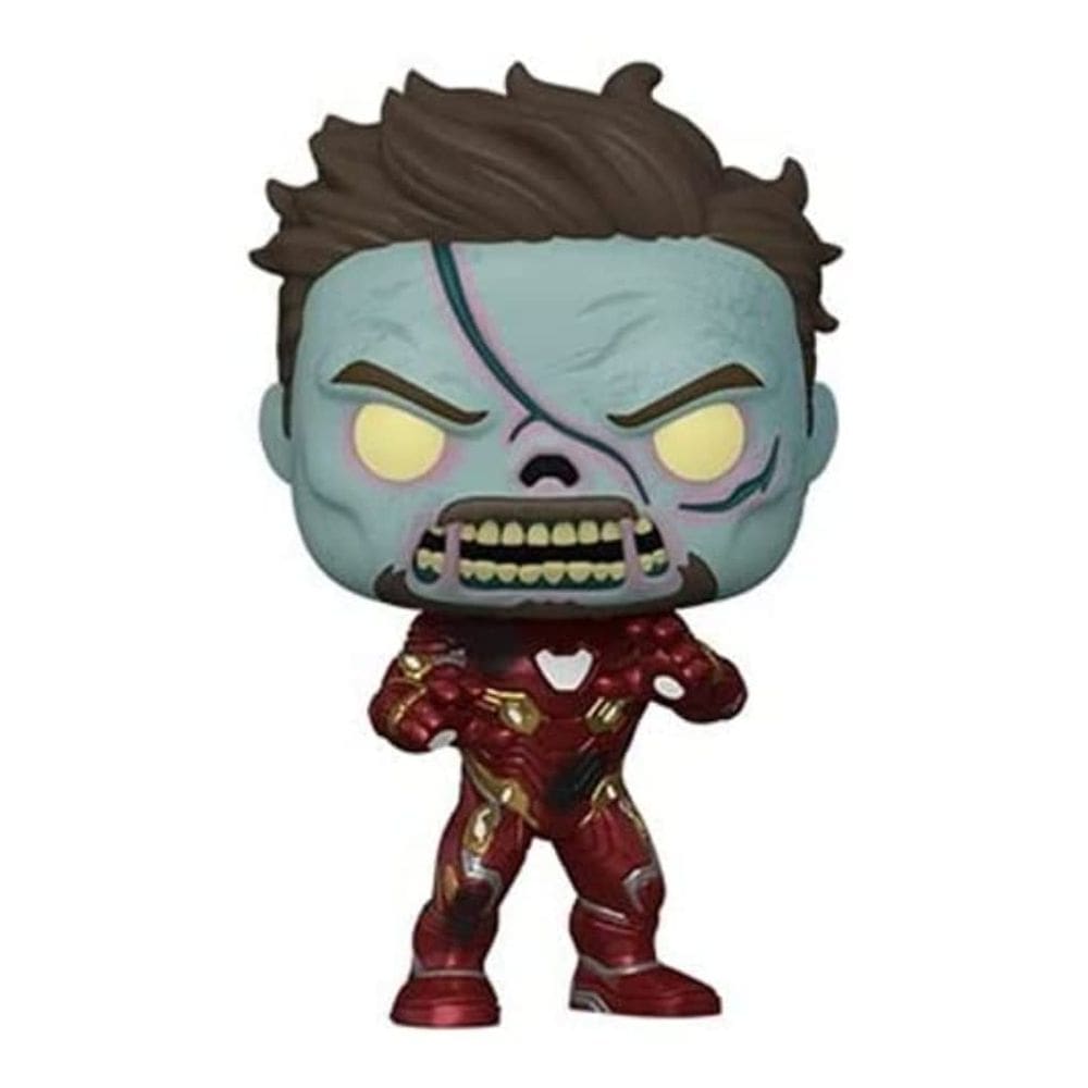 Vinil colecionável Bobblehead Funko Pop! Marvel E se? Homem de Ferro Zumbi