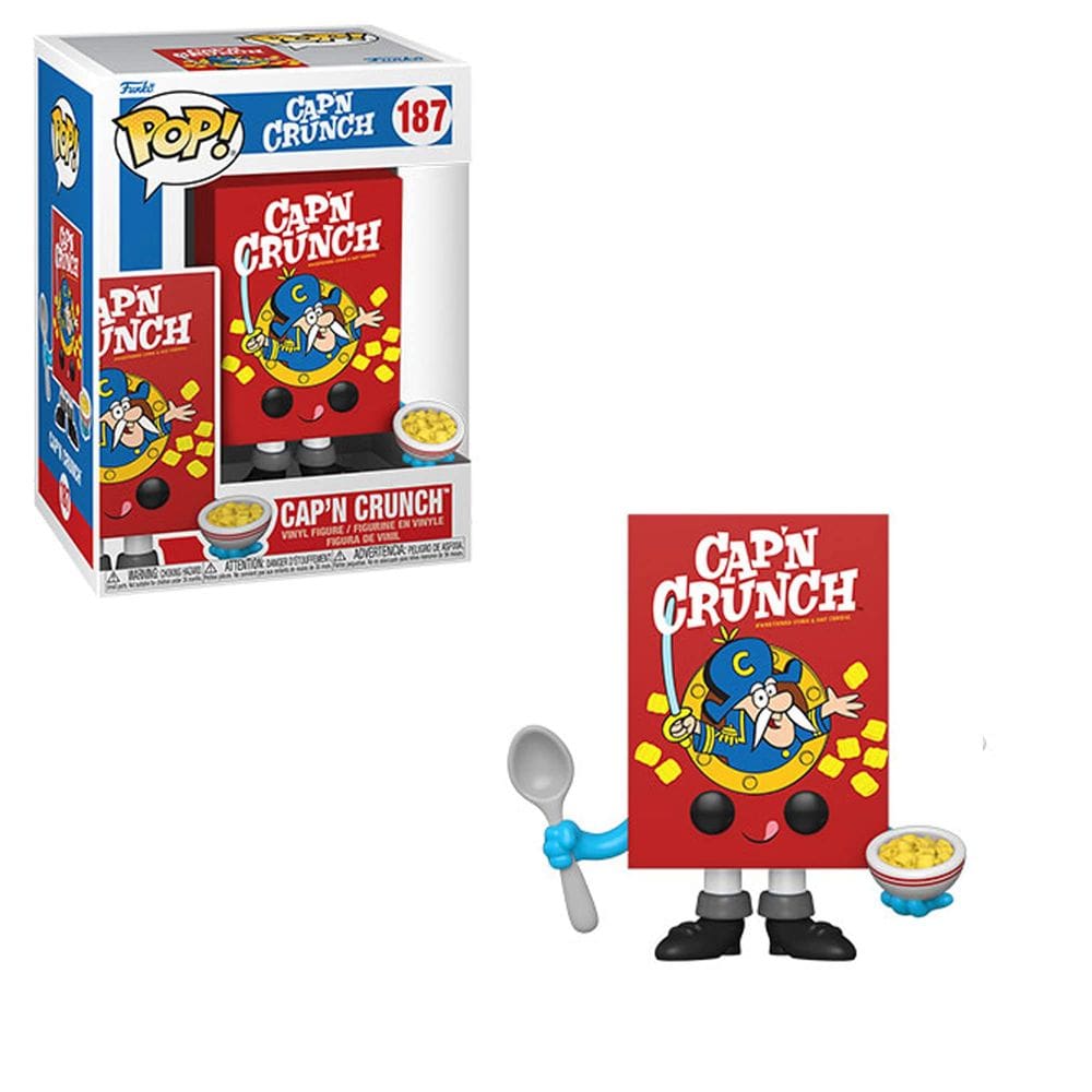 Funko Pop! Boneco de vinil Quaker Cap`n Crunch Cereal Box