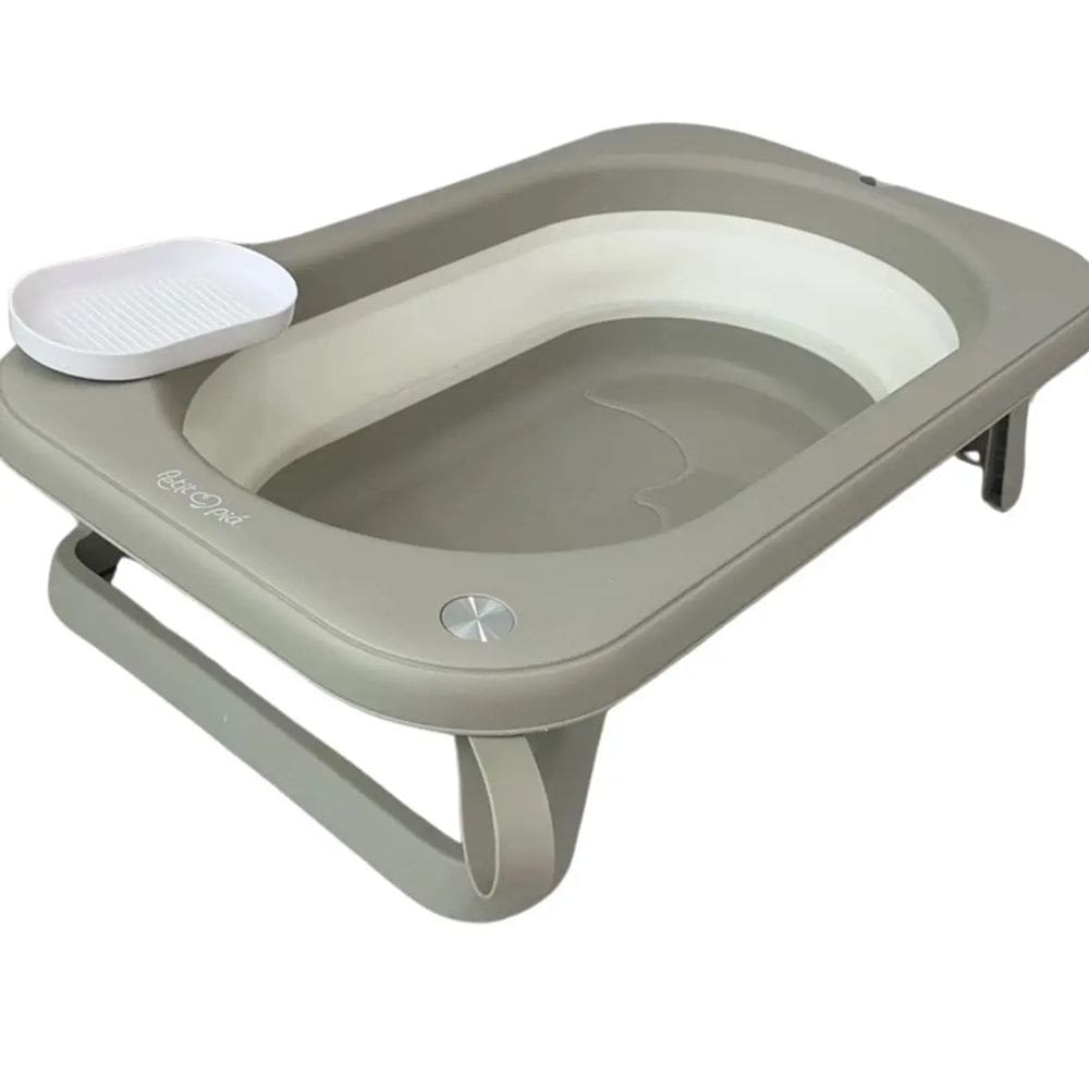 Banheira Infantil Dobravel Luxo Com Saboneteira - Petit Pia