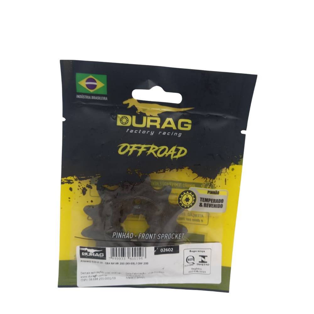 Durag Pinhão Piao 13 Honda Xr200 Crf230 Crf 230