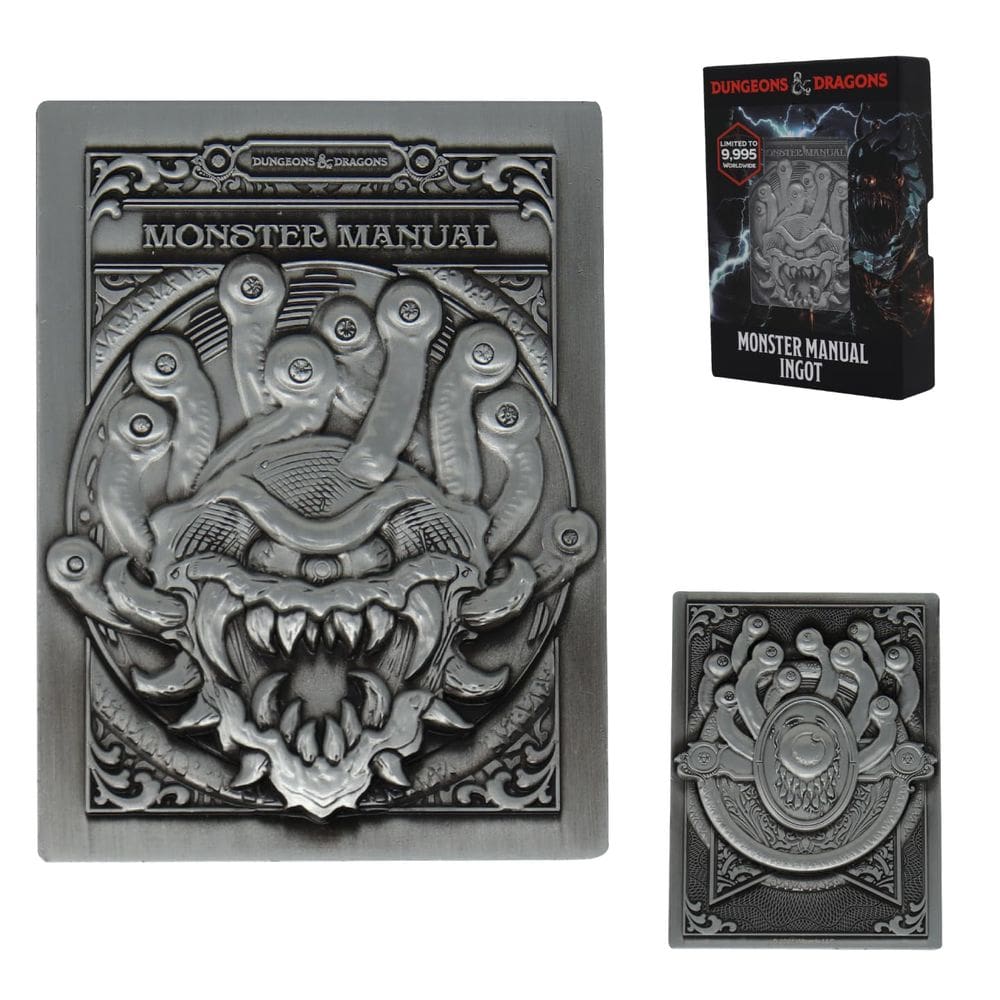 Edição limitada Metal Ingot Dungeons & Dragons Monster Manual