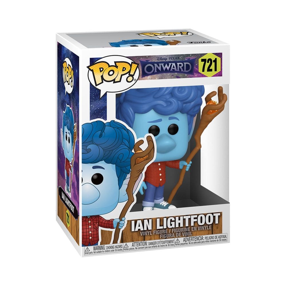 Boneco de ação Funko Pop! Disney Onward Ian com equipe de 9,5 cm
