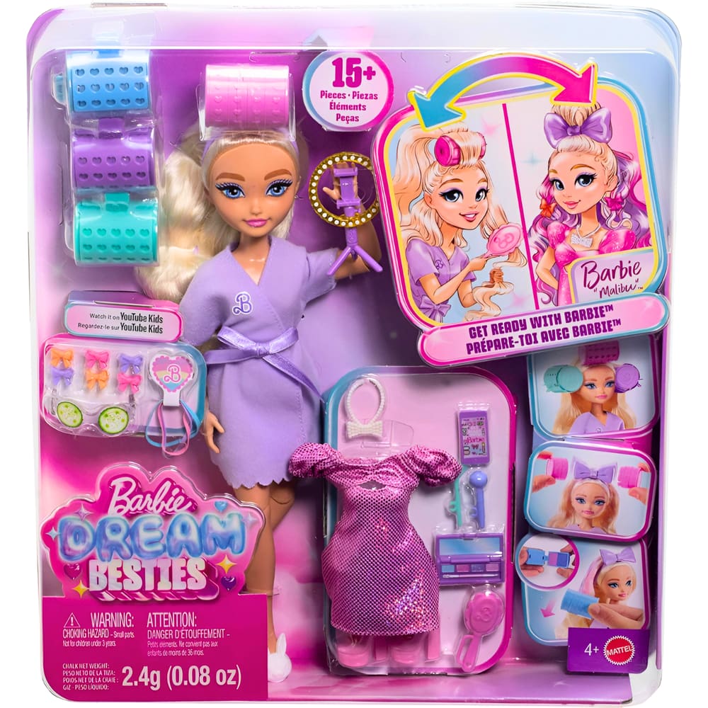 Barbie Dream Besties Malibu Trend Acessórios JGG38 Mattel