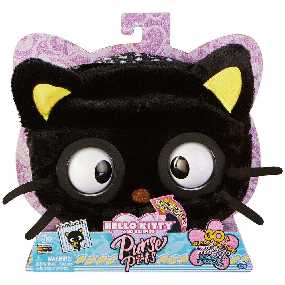 Bolsa de ombro interativa Pets Chococat com mais de 30 sons