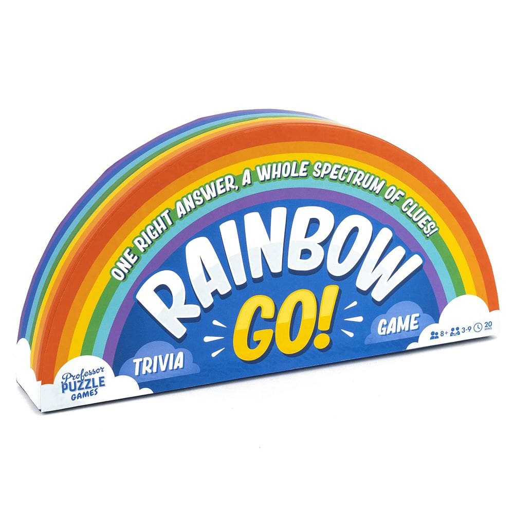 Jogo de perguntas e respostas Professor PUZZLE Rainbow Go Games Family