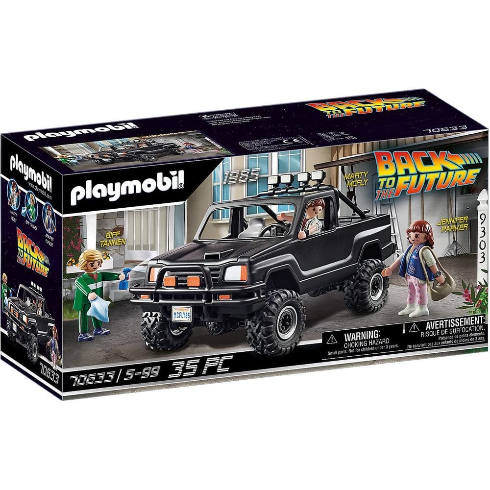 Toy Playmobil De volta ao futuro, a caminhonete Marty`s