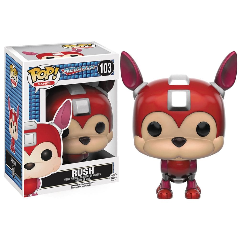 Boneco de ação Funko POP Games Mega Man Rush 9,5 cm