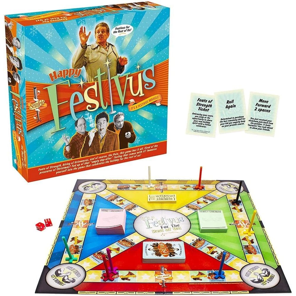 Jogo de tabuleiro Aquarius Festivus licenciado oficialmente para 4 jogadores