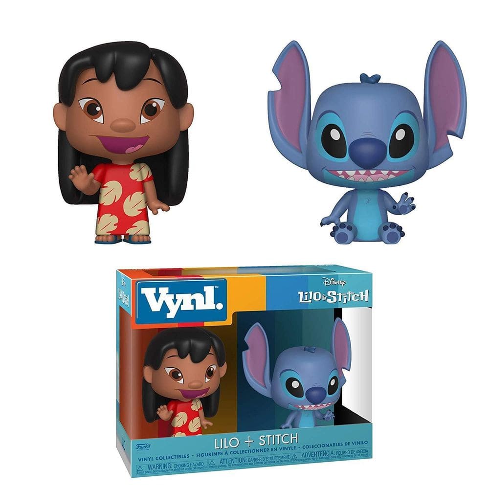 Toy Funko VYNL Lilo e Stitch Lilo e Stitch Disney, pacote com 2