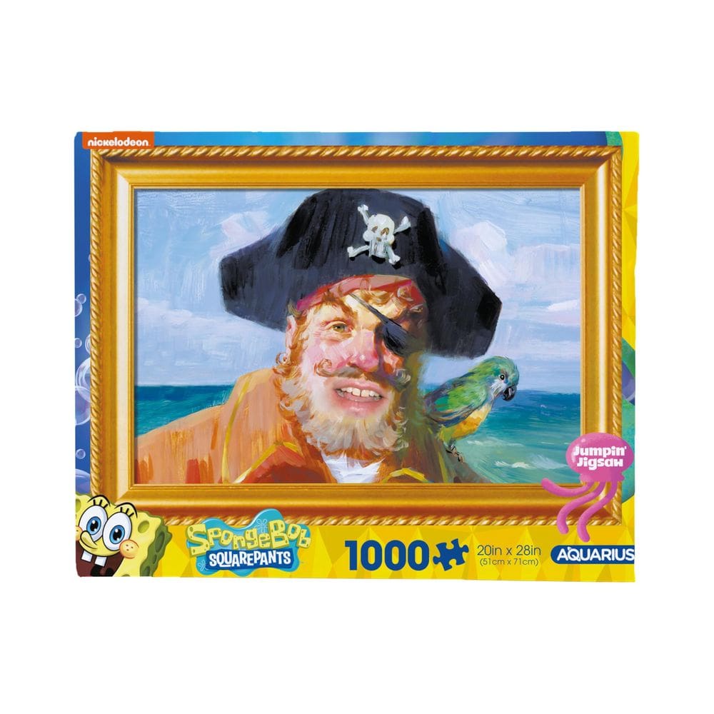 Quebra-cabeça AQUARIUS Spongebob Painty The Pirate 1000 unidades