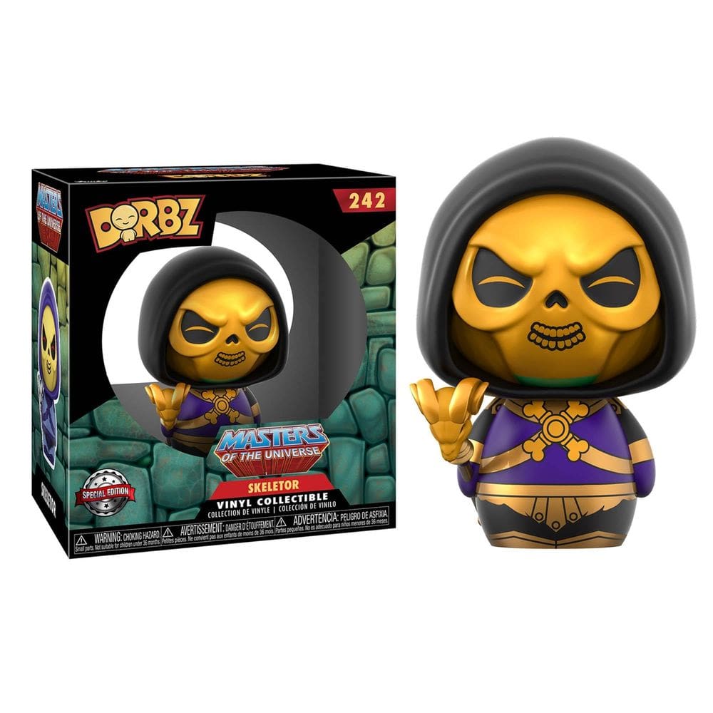 Boneco de vinil Funko Masters of The Universe Skeletor Dorbz