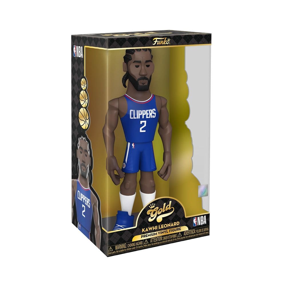 Boneco de vinil Funko LA Clippers NBA Gold Kawhi Leonard 30cm