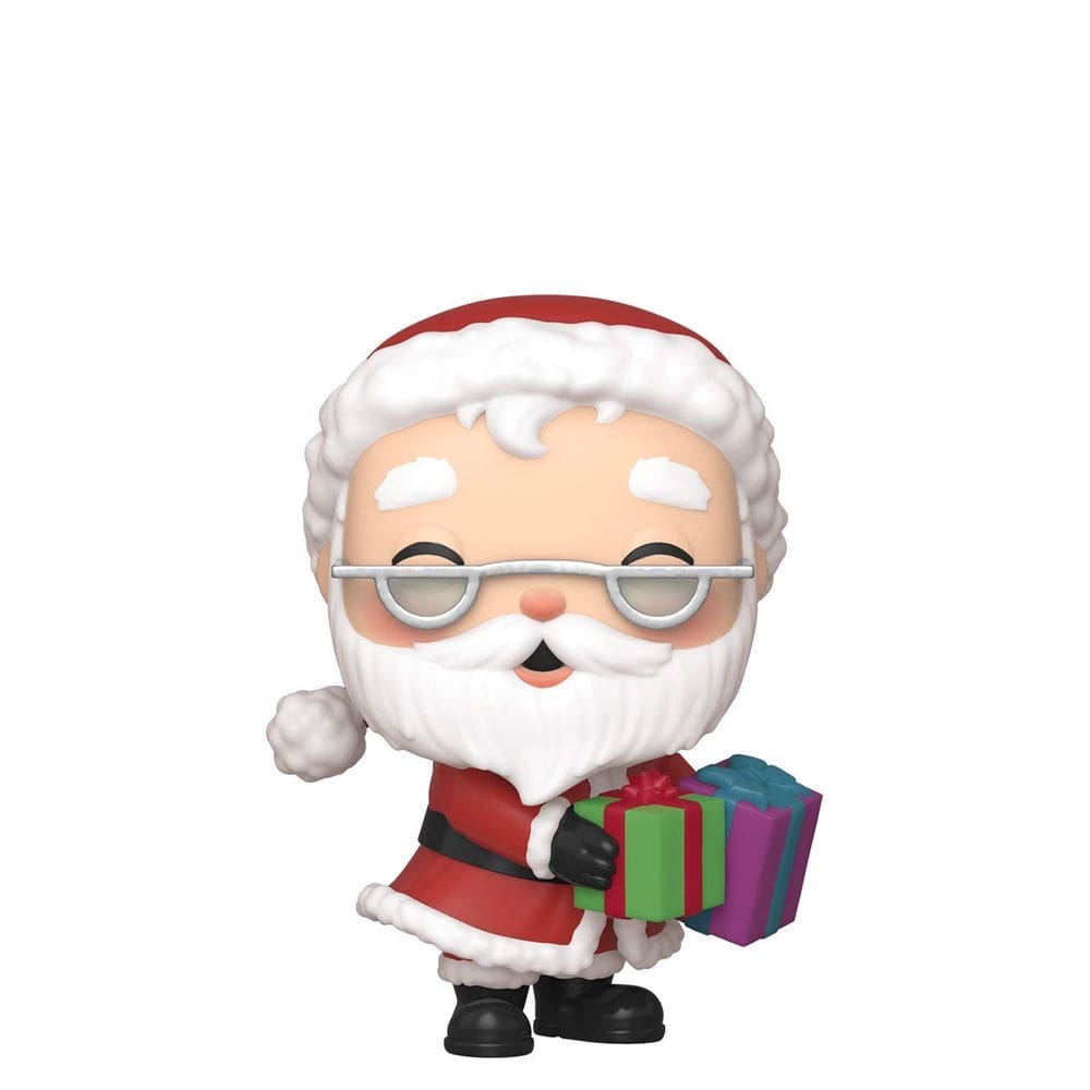 Boneco de vinil colecionável Funko Pop! Papai Noel de férias