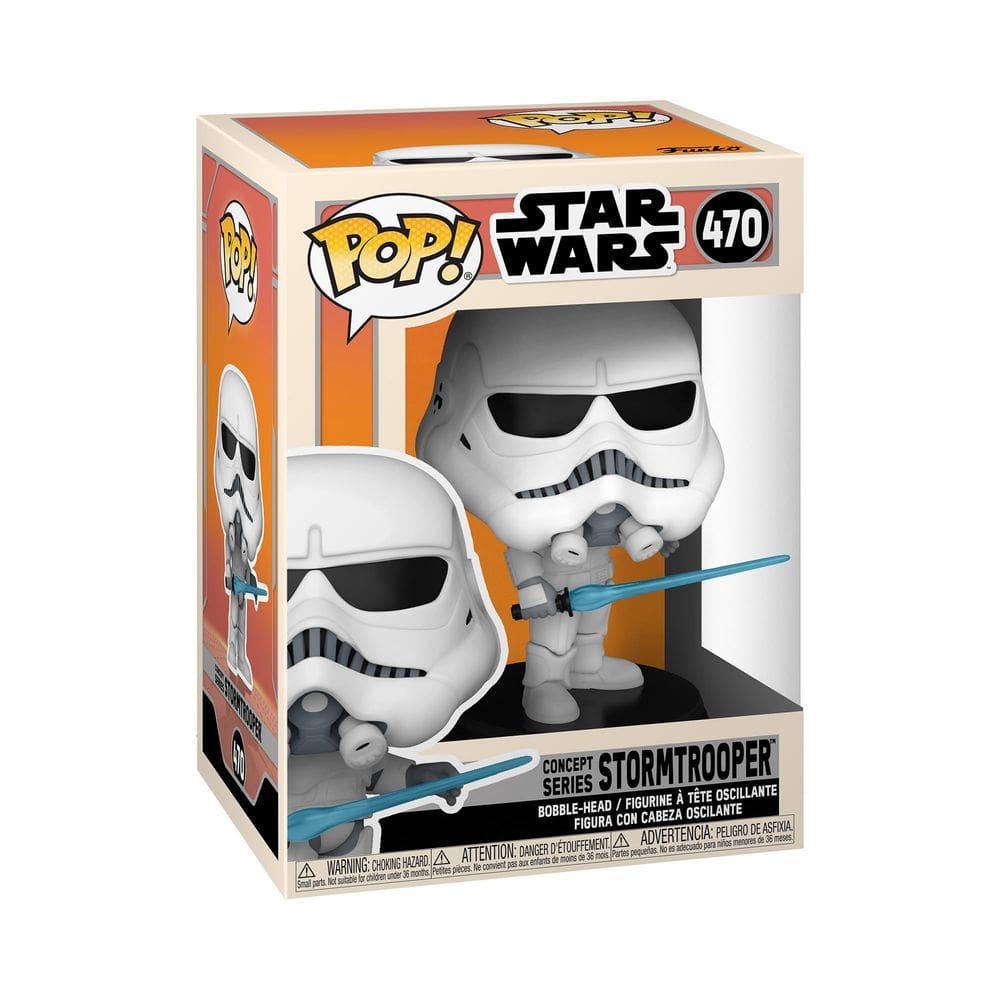 Brinquedo colecionável Funko POP Star Wars Stormtrooper Concept