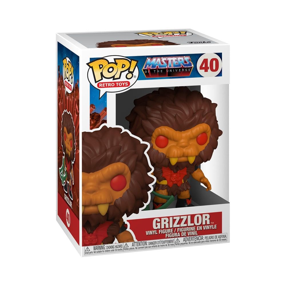 Boneco de ação Funko Pop! Mestres do Universo Grizzlor