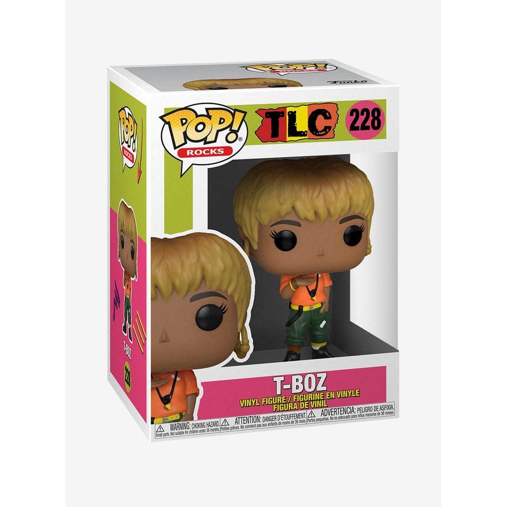 Funko Pop! Boneco colecionável Rocks TLC T-Boz de 9,5 cm