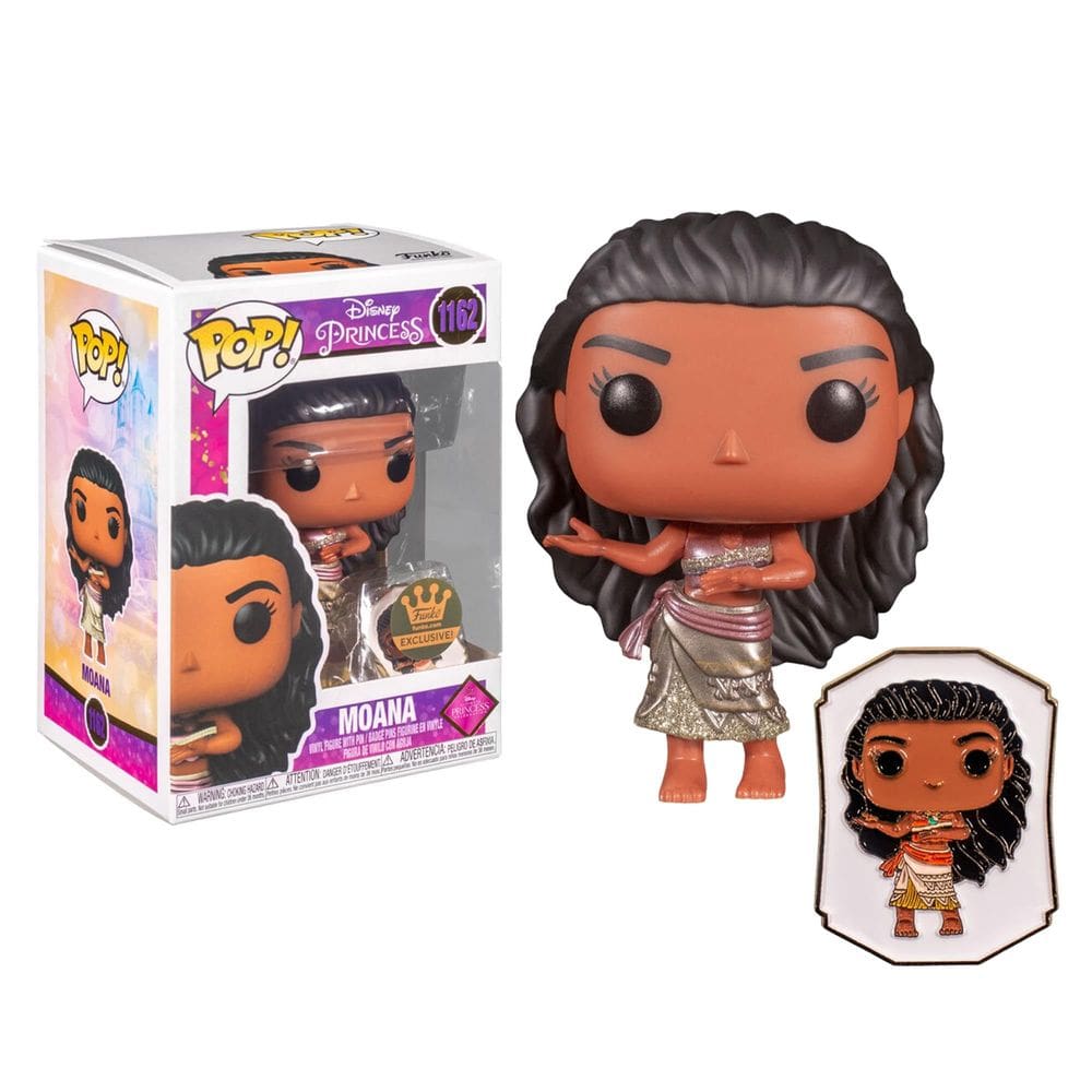 Funko POP! Coleção Ultimate Princess Moana com alfinete