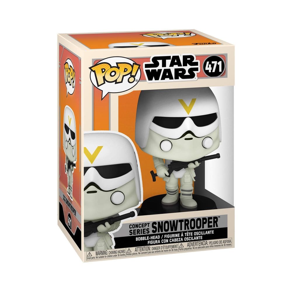 Brinquedo Funko POP Star Wars Concept Series Snowtrooper 9,5 cm